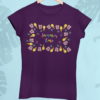 purple summer-time-doodle with flip flops ice cream starfish tshirt