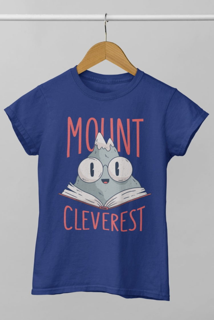 Deep Blue mount-cleverest tshirt