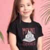 pretty girl in Black mount-cleverest tshirt