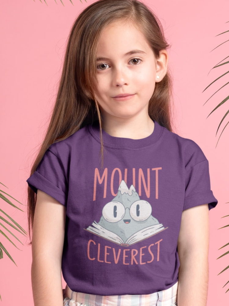 sweet girl in Purple mount-cleverest tshirt