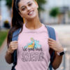 sweet girl in light pink Be Your Own Shero tshirt
