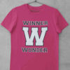 Dark Pink W Winner Wonder tshirt