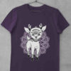 purple deer mandala tshirt