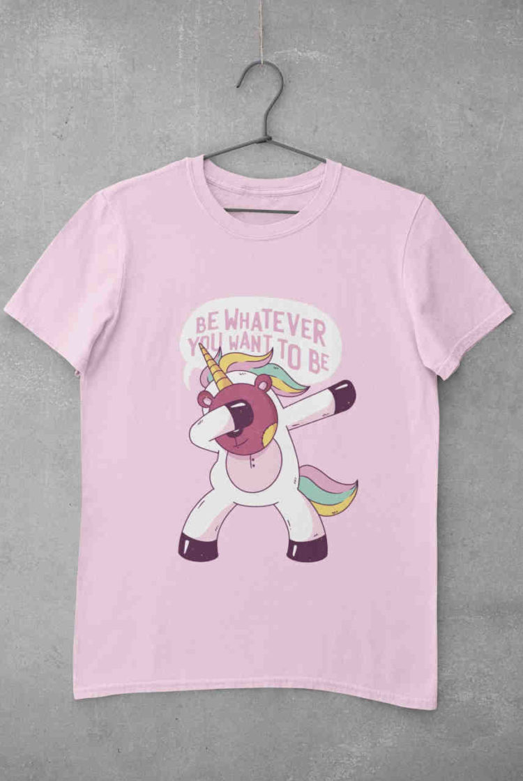 light pink Teddybear Unicorn tshirt