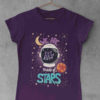 We are all made up of stars Purple Tshirt