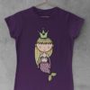 purple tshirt with a mermaid Princess