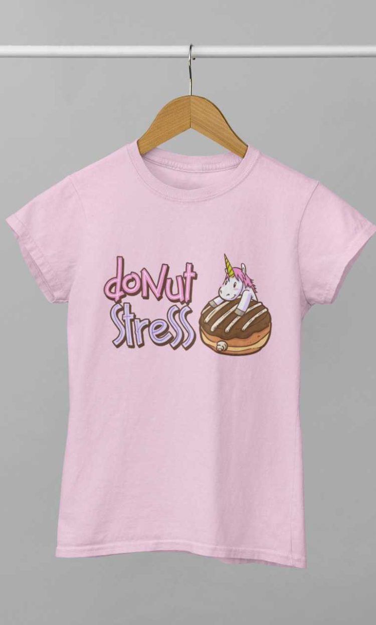Light pink Donut Stress Tshirt