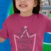 Pretty girl in Dark Pink Do More of What Makes You Happy Tshirt
