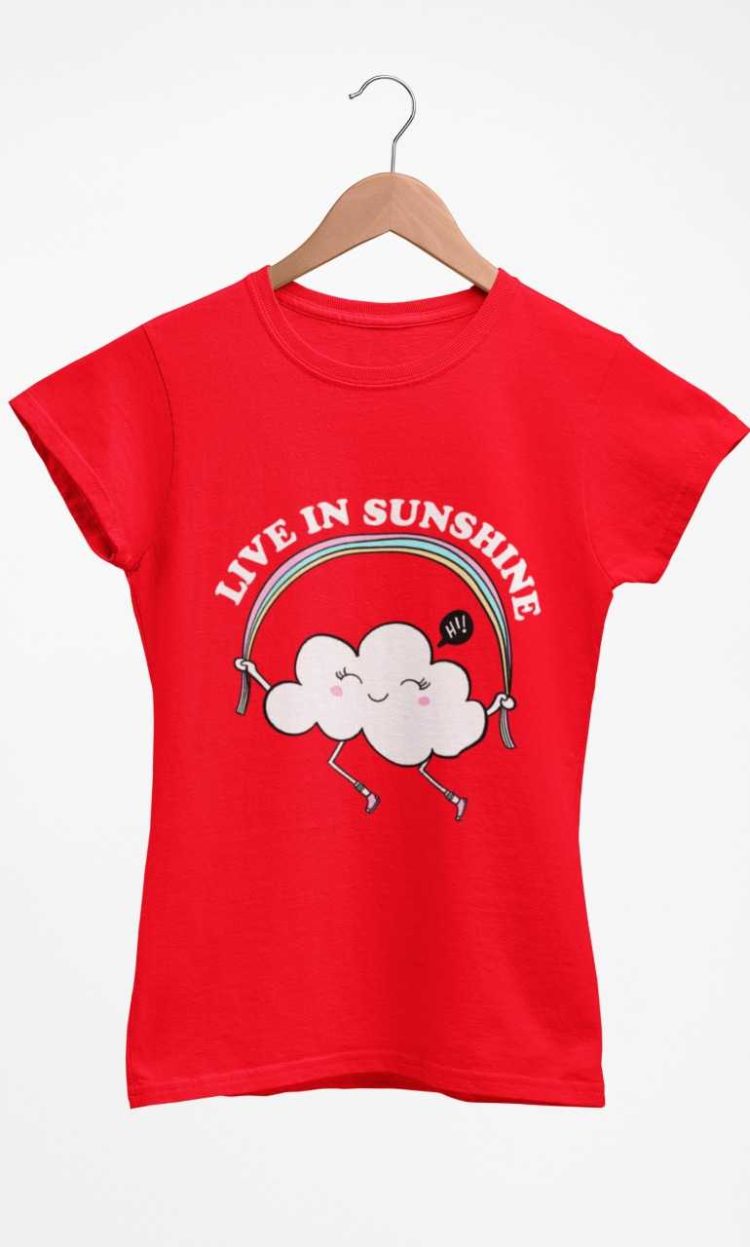 Red Live in Sunshine Tshirt