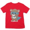 red bear superhero tshirt
