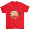 Red Cartoon Stop Sign Tshirt