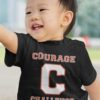 Cute Boy In A Black Courage Challenge Tshirt
