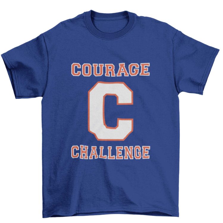 Deep Blue Courage Challenge Tshirt