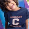 Sweet Boy In A Navy Blue Courage Challenge Tshirt