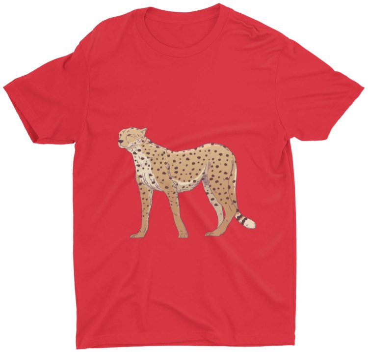 Red Cheetah Tshirt