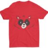 Red Raccoon face Tshirt