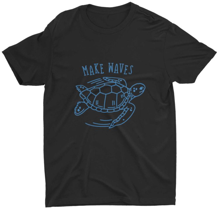 Black Make Waves Tshirt