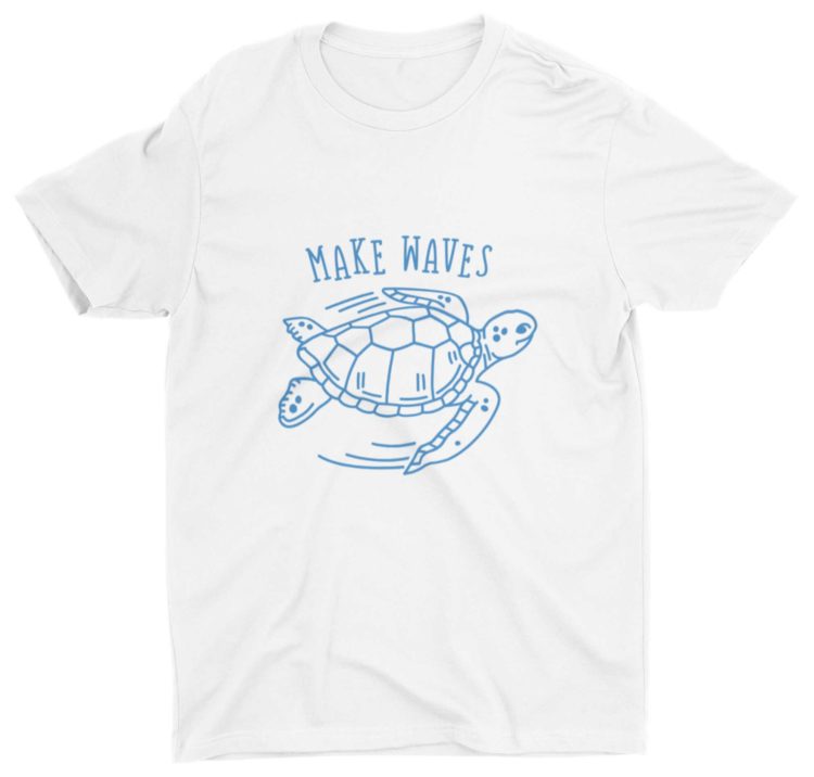 White Make Waves Tshirt