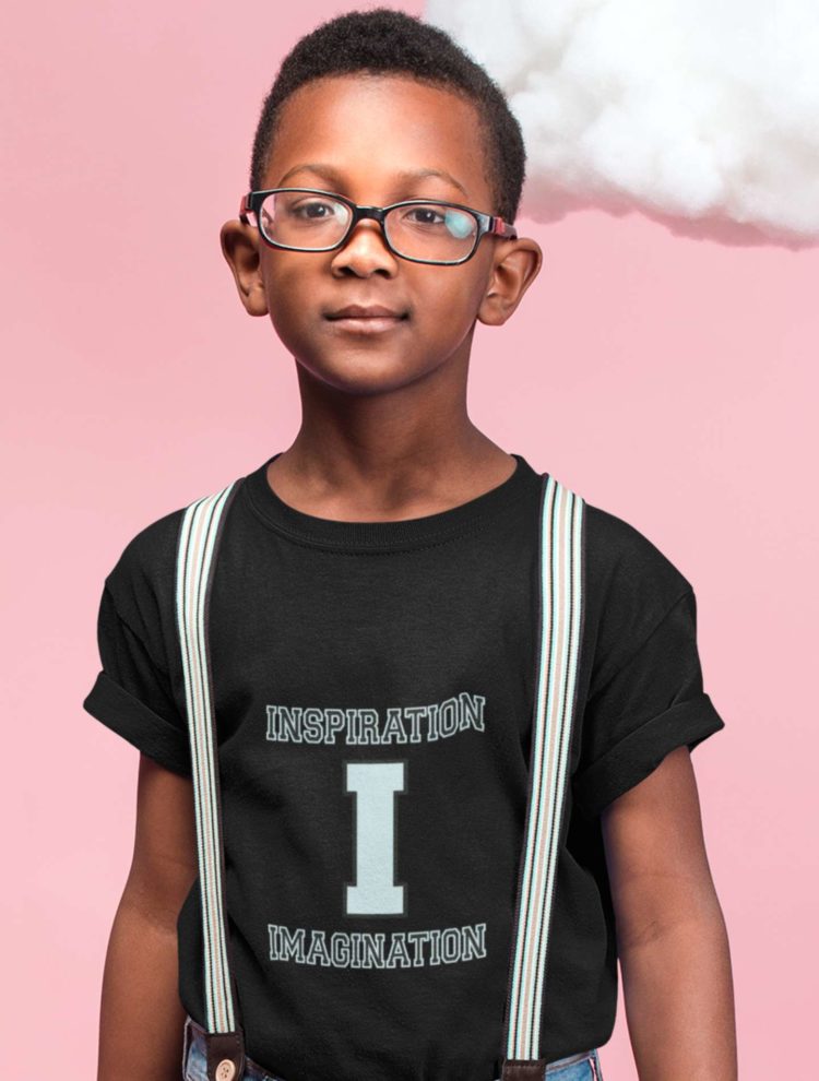 Charming Boy In A Black Inspiration Imagination Tshirt