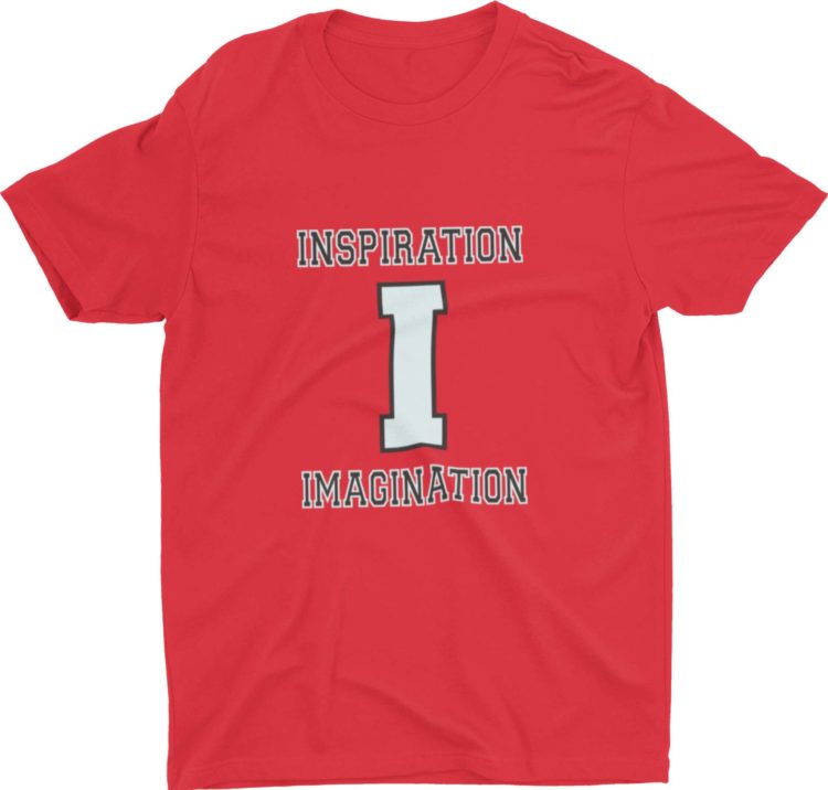 Red Inspiration Imagination Tshirt