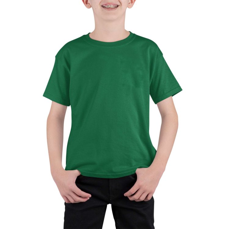 Boys Green 100% cotton T-shirt