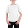 Boys White 100% cotton T-shirt