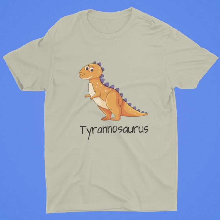 grey tyrannosaurus tshirt