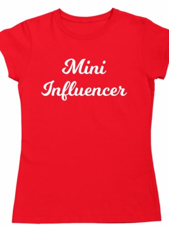 Mini Influencer Tshirt In Red